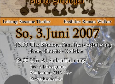 Vorschau auf das Konzert vom 3. Juni 2007 Vorschau auf das Konzert vom 3. Juni 2007