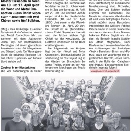 Rockoper im Schlussspurt Rockoper im Schlussspurt