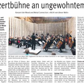 Konzertbericht aus dem Sägewerk Konzertbericht aus dem Sägewerk
