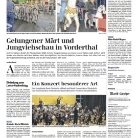 Besonderer Ohrenschmaus in Wangen Besonderer Ohrenschmaus in Wangen