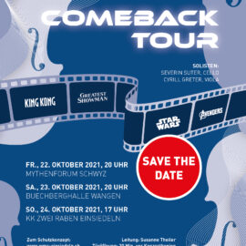 Unser nächstes Konzert  – „Comeback-Tour“