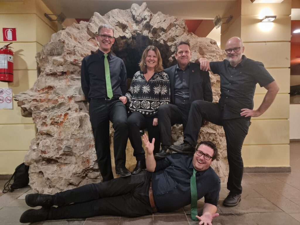 Reise-OK, von links: Michael Hubatka, Susanne Theiler, Patrick Schönbächler, Christian Wyss, Andreas Theiler